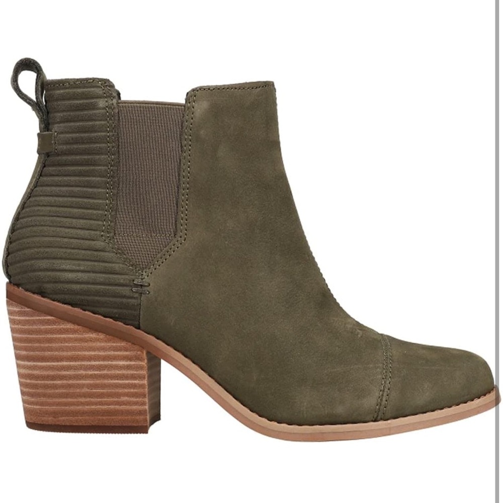 Olive Ankle Boots